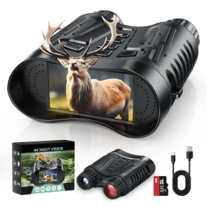 HD 1080P Night Vision Binoculars with 8x Zoom