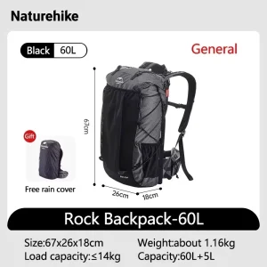 Outdoor Hiking Backpack with Rain Cover