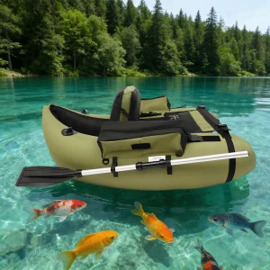 Inflatable Fishing Boat 286lb with Hand Air Pump