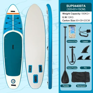 FUNWATER Inflatable Paddle Board SUP with Accessories
