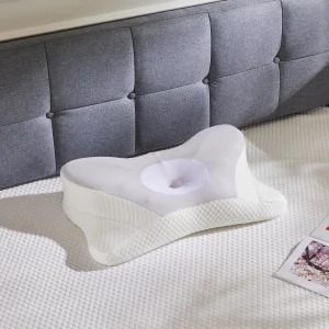 Ergonomic Neck Memory Foam Pillows Ventilated Cooling