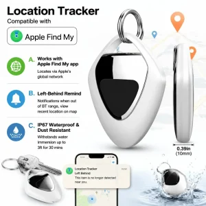 Tracking Device Rechargeable Bluetooth 5.0 Waterproof Android Portable